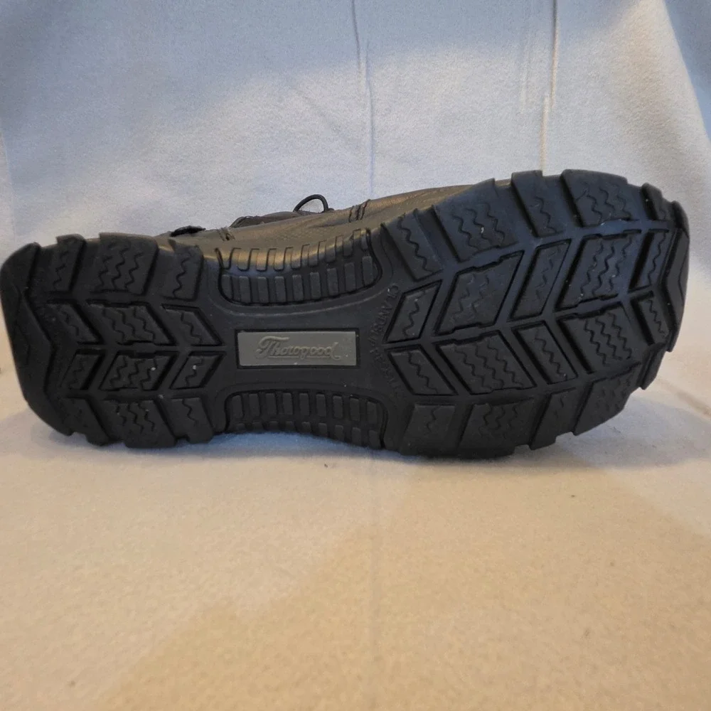 Thorogood Tactical Boots Mens 10 Black Good Side Zip Waterproof Duty Work Lug